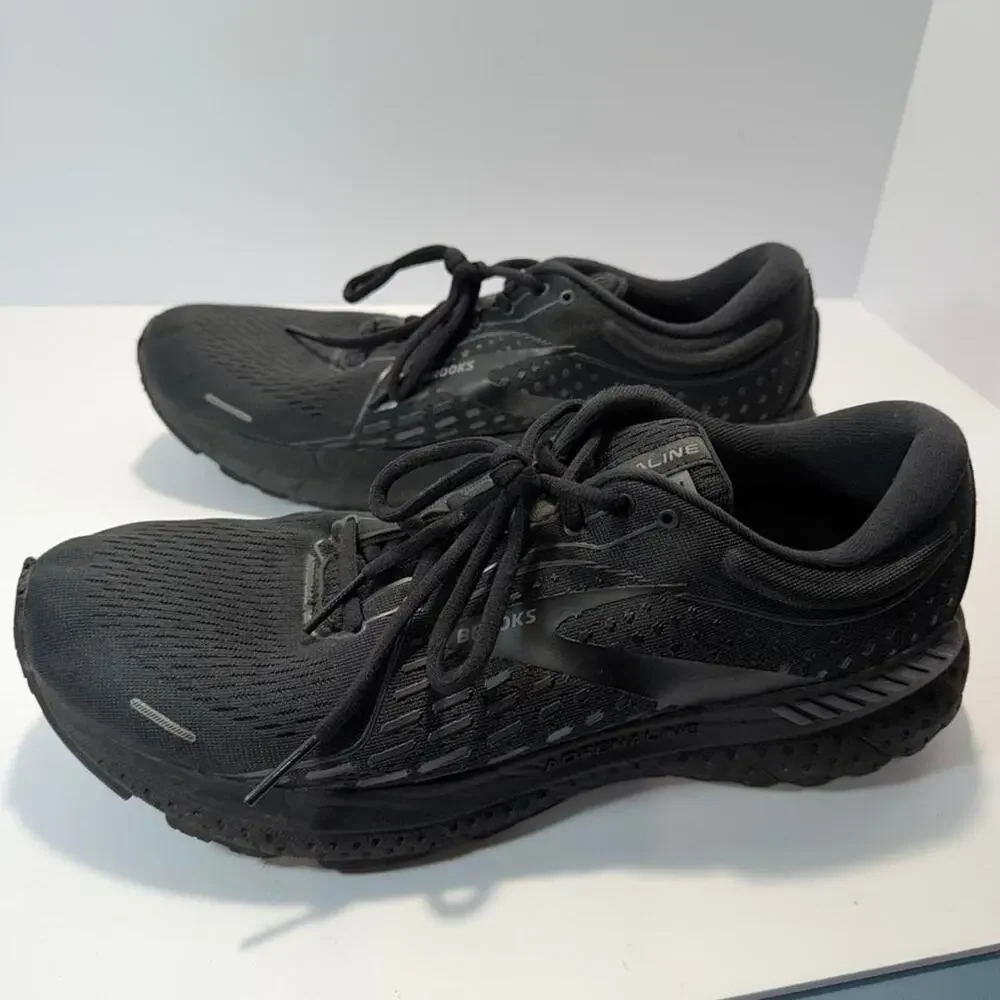Brooks Adrenaline GTS 21 Mens 11.5 D Black 1103491D020  Running Work Shoes